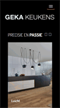 Mobile Screenshot of gekakeukens.be